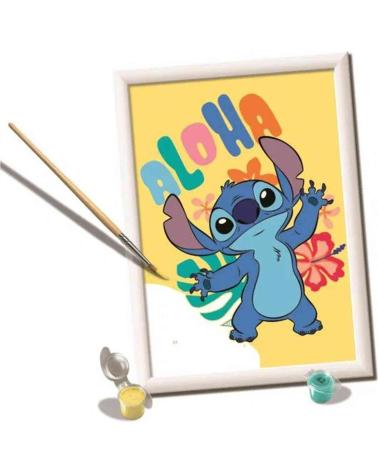 STITCH DISNEY CREART PAINT BY NUMBERS GAME RAVENSBURGER MULTICOLOR