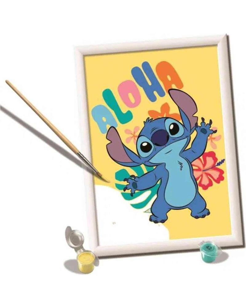 STITCH DISNEY CREART PAINT BY NUMBERS GAME RAVENSBURGER MULTICOLOR