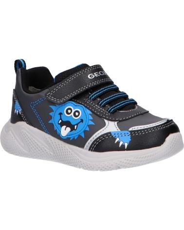 Scarpe sport per Bambino GEOX B264UB 000BC B SPRINTYE C9221 BLACK-SKY