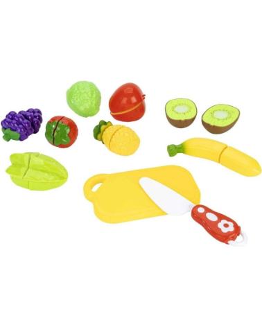 GIOCO EDUCATIVO TOY PLANET FRUTTA E VERDURA DA TAGLIARE MULTICOLORE MULTICOLOR