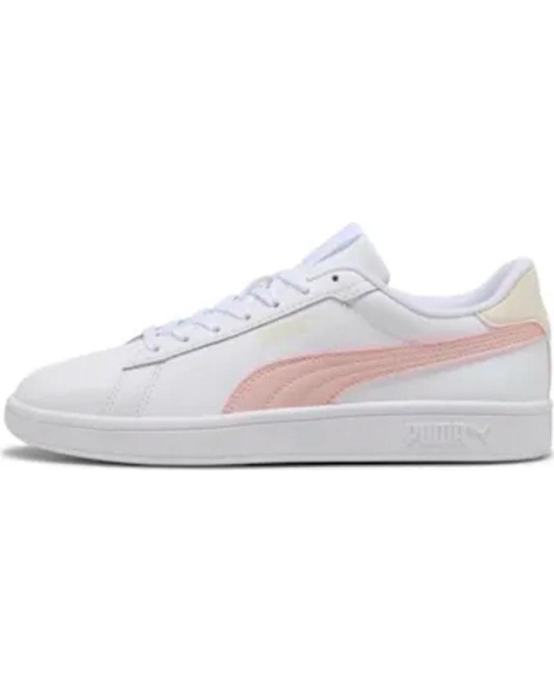 ZAPATILLAS PUMA SMASH 3.0 L BLANCAS PARA MUJER BLANCO