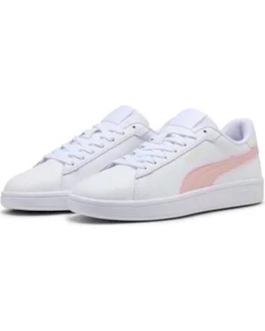ZAPATILLAS PUMA SMASH 3.0 L BLANCAS PARA MUJER BLANCO
