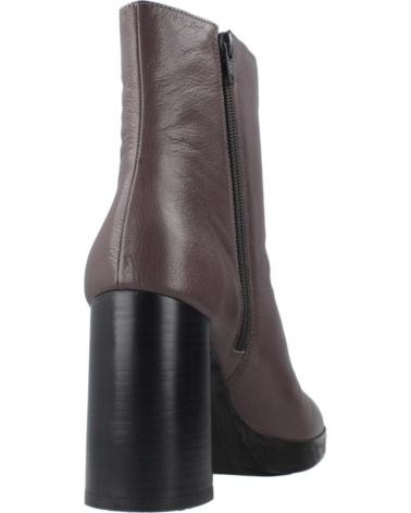 GEOX TEULADA D ANKLE BOOTS IN GREY LEATHER - REFERENCE C1115 C1115