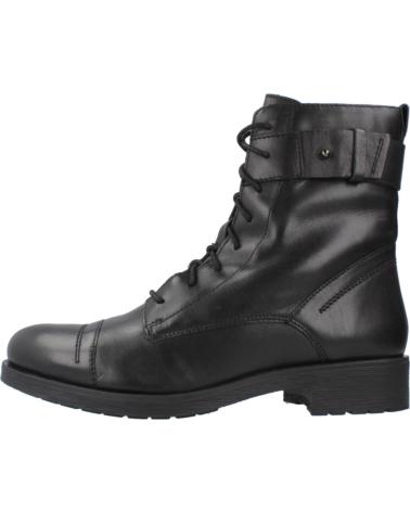 GEOX D RAWELLE C9999 BLACK ANKLE BOOTS C9999
