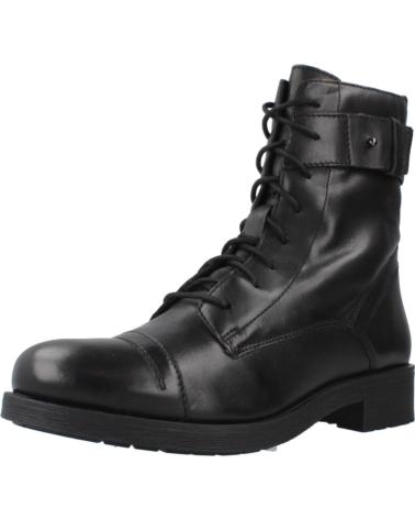 GEOX D RAWELLE C9999 BLACK ANKLE BOOTS C9999