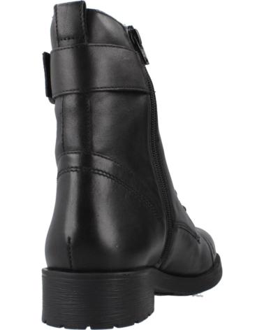 GEOX D RAWELLE C9999 BLACK ANKLE BOOTS C9999