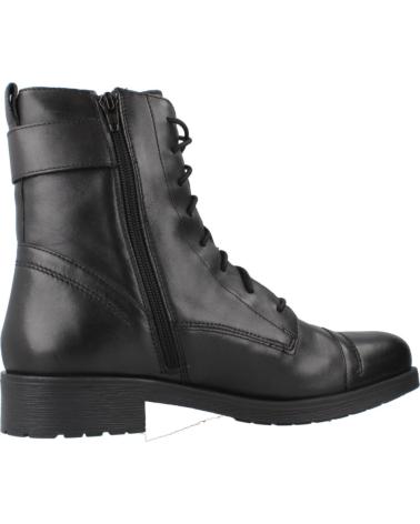 GEOX D RAWELLE C9999 BLACK ANKLE BOOTS C9999