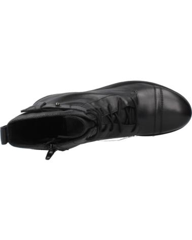 GEOX D RAWELLE C9999 BLACK ANKLE BOOTS C9999