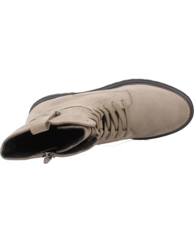GEOX D IRIDEA BEIGE C6029 SUEDE BOOTS WITH TRACK SOLE C6029