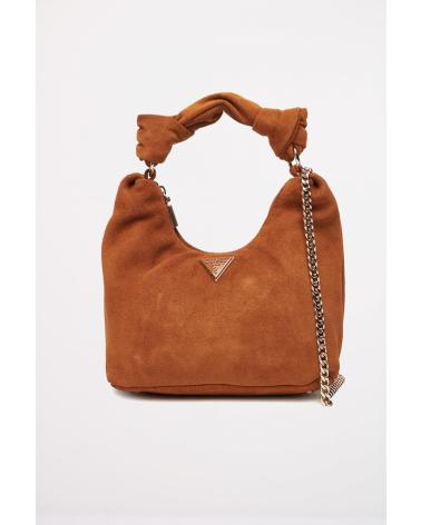 SAC À ÉPAULE GUESS HOBO COG MARRON COGNAC COG