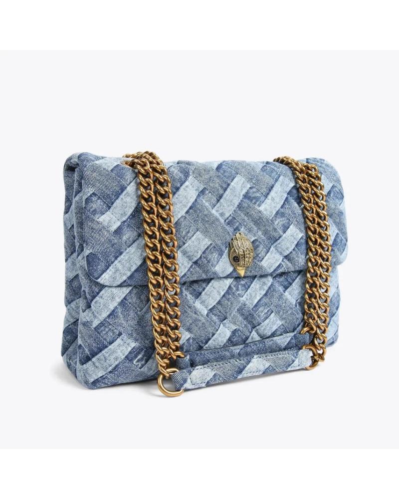 SAC BANDOULIÈRE KURT GEIGER LONDON KENSINGTON SOFT CCL BLEU MARINE NAVY