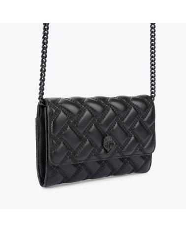 UMHÄNGETASCHE KURT GEIGER LONDON KENSINGTON SHAIN WALLET SCHWARZ BLACK
