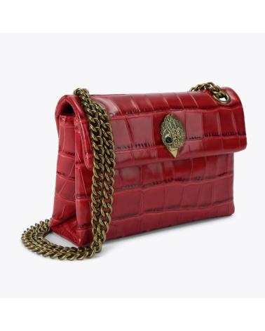 BORSA A TRACOLLA KURT GEIGER LONDON LEATHER MINI KENSINGTON ROSSA RED