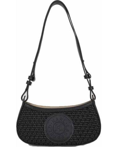 Inizio-KARL-LAGERFELD-BOLSOS-MUJER-MODELO-K-CIRCLE-SB-WOVEN-COLOR-NEGRO-BLACK