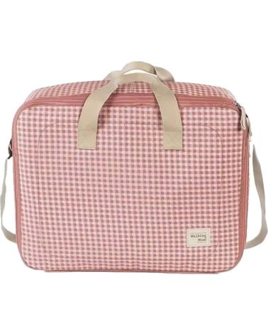 BORSA DA VIAGGIO MATERNITÀ WALKING MUM VICHY ROSA ROSA