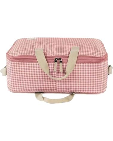 BOLSO DE VIAJE MATERNAL WALKING MUM VICHY ROSA ROSA