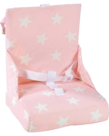 LA NINA TRAGBARES SITZERHÖHUNG KISSEN STERNE ROSA BABY MULTICOLOR