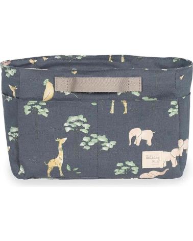 WALKING MUM BORSA ORGANIZER PER PASSEGGINO STAMPA SAFARI MULTICOLORE MULTICOLOR