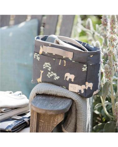 WALKING MUM MEHRFARBIGE SAFARI-DRUCK KINDERWAGENTASCHE ORGANIZER MULTICOLOR