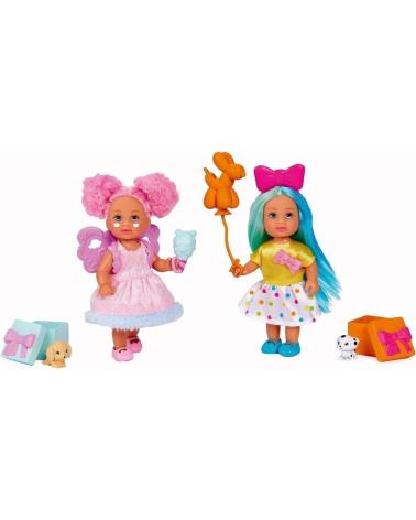 BAMBOLE SIMBA GIOCATTOLO DA COLLEZIONE CON ACCESSORI MULTICOLORE (CONFEZIONE DA 2) MULTICOLOR