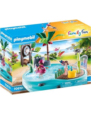 PLAYMOBIL FAMILY FUN PISCINA PER BAMBINI CON PARCO ACQUATICO MULTICOLOR
