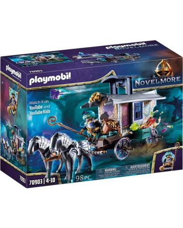 PLAYMOBIL SET CARROZZA CON CAVALLI E PERSONAGGI MULTICOLOR