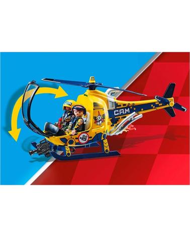 PLAYMOBIL STUNTSHOW ELICOTTERO ACROBATICO CON PERSONAGGI E ACCESSORI MULTICOLOR