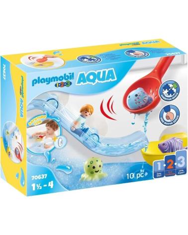 PLAYMOBIL AQUA FLOATING WATER TRACK PLAYSET WITH ACCESSORIES MULTICOLOR
