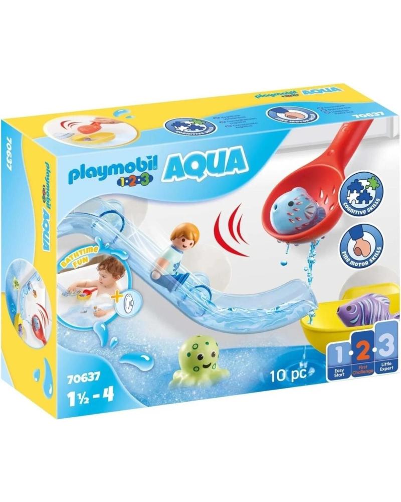 PLAYMOBIL AQUA FLOATING WATER TRACK PLAYSET WITH ACCESSORIES MULTICOLOR