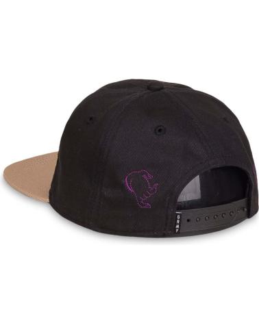 GORRA DE BÉISBOL GRIMEY NEGRA CON VISERA BEIGE NEGRO