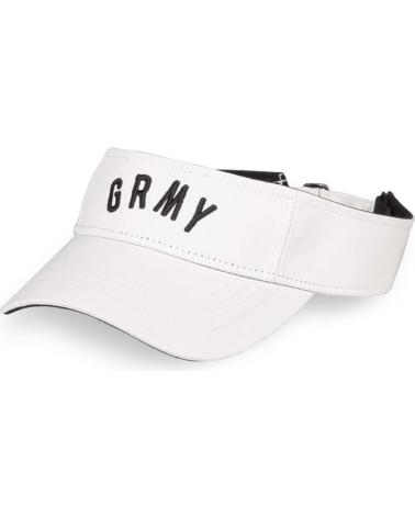 VISIERA SPORTIVA GRIMEY BIANCA CON LOGO RICAMATO DA UOMO BLANCO
