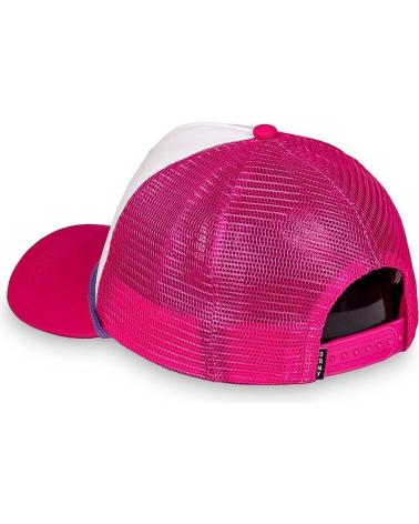 GORRA TRUCKER GRIMEY ROJA Y BLANCA CON LOGO LLAMA ROJO