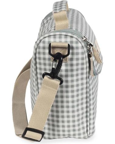 WALKING MUM ISOLIERTE WICKELTASCHE GINGHAM GRÜN FÜR BABYS VERDE