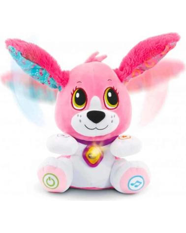 PELUCHE INTERACTIVO VTECH MI PERRITO JUGUETÓN ROSA - JUGUETE EDUCATIVO PARA NIÑOS ROSA