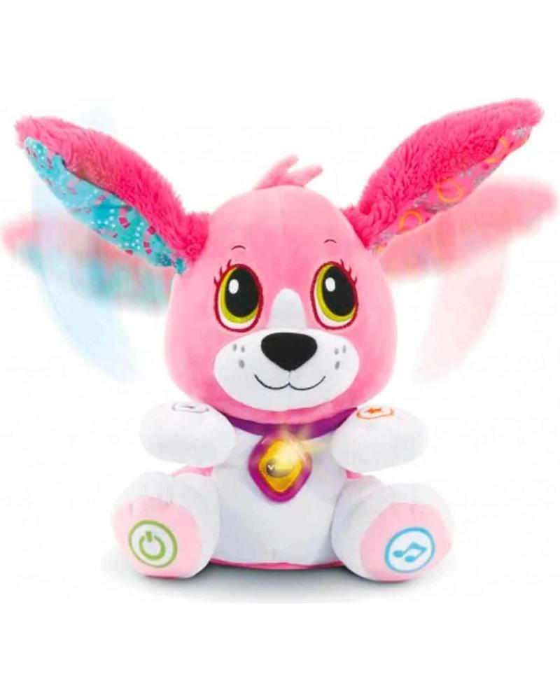 PELUCHE INTERACTIVO VTECH MI PERRITO JUGUETÓN ROSA - JUGUETE EDUCATIVO PARA NIÑOS ROSA