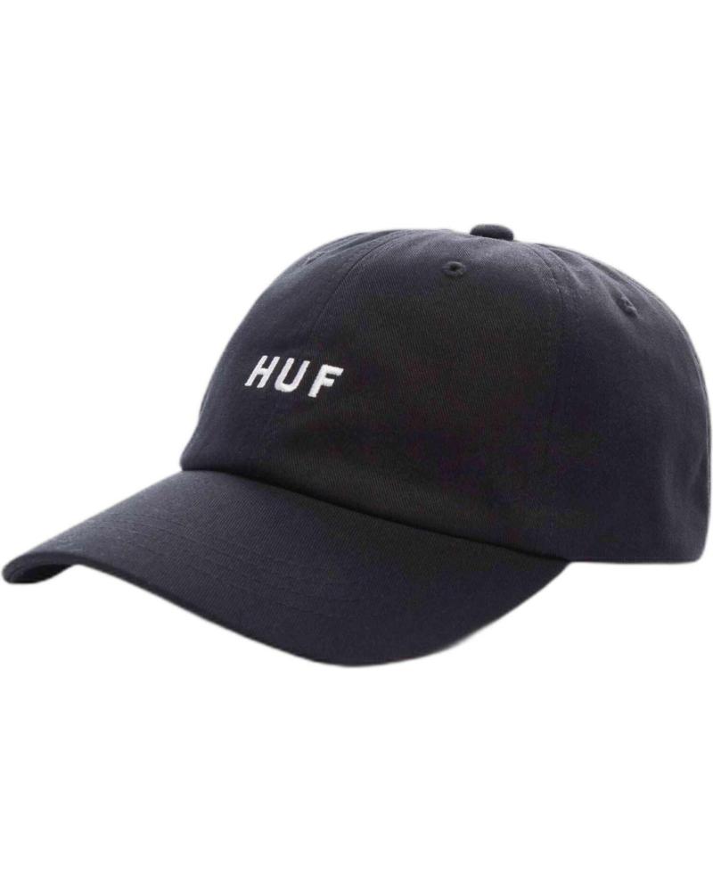 HUF CAPPELLINO DA BASEBALL REGOLABILE NERO DA UOMO NEGRO