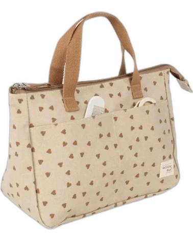 WICKELTASCHE WALKING MUM PASEO DOTS - BEIGE UND BRAUN MARRóN