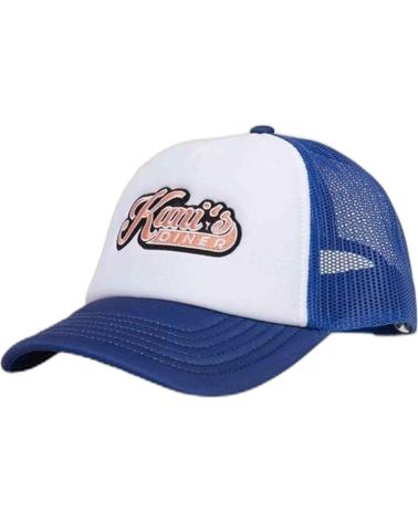CASQUETTE TRUCKER KARL KANI BLEU ET BLANC LOGO KANI'S DINER AZUL