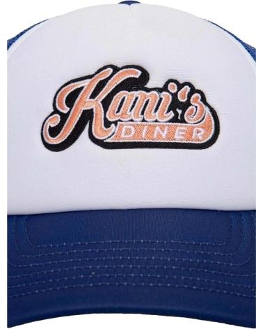 CASQUETTE TRUCKER KARL KANI BLEU ET BLANC LOGO KANI'S DINER AZUL