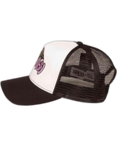 CASQUETTE TRUCKER GRIMEY BLANCHE ET NOIRE AVEC LOGO GRIMEY BLANCO