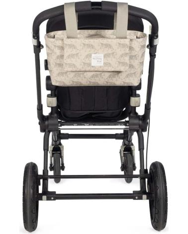 SAC ORGANISATEUR DE POUSSETTE WALKING MUM AVEC MOTIF BOTANIQUE VERDE