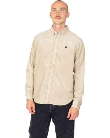 CHEMISE CARHARTT BEIGE DÉCONTRACTÉE EN COTON POUR HOMME BEIGE