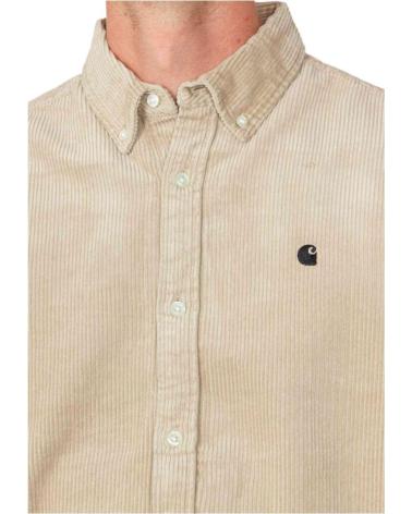 CAMICIA CARHARTT BEIGE CASUAL IN COTONE DA UOMO BEIGE