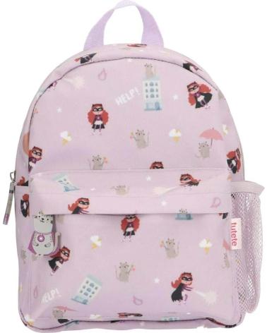 ZAINO PER BAMBINI TUTETE VIOLA CON STAMPA DIVERTENTE MORADO