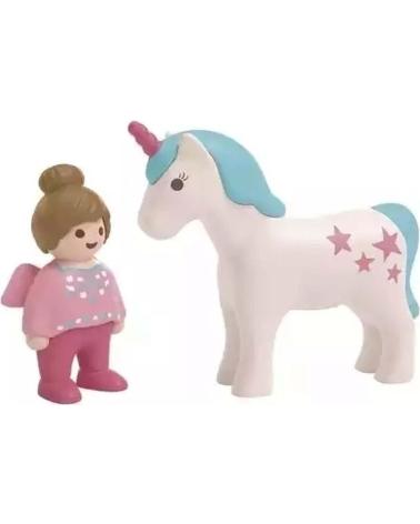 SET PLAYMOBIL PERSONAGGIO BAMBINO CON UNICORNO FANTASY MULTICOLOR