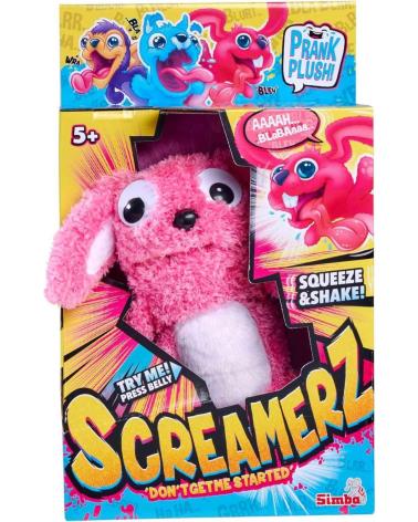 PELUCHE INTERATTIVO SIMBA SCREAMERZ CONIGLIO VIOLA - GIOCATTOLO SORPRESA MORADO