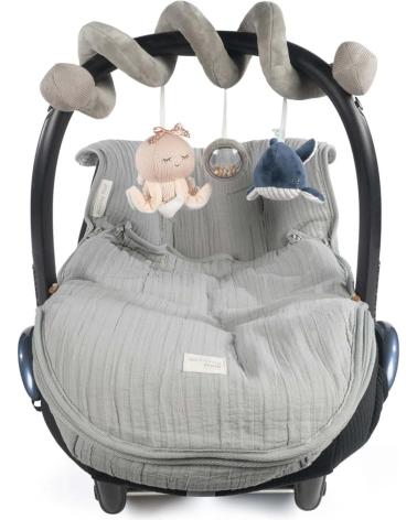 WALKING MUM SACCO NANNA PER SEGGIOLINO AUTO CON ARCO GIOCO E GIOCATTOLI PENDENTI GRIGIO GRIS