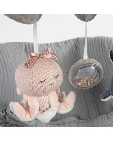 WALKING MUM CAR SEAT FOOTMUFF WITH ACTIVITY ARCH AND HANGING TOYS GREY GRIS