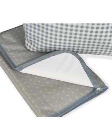WALKING MUM WICKELTASCHE BABY GRAU KARIERT MIT WICKELUNTERLAGE VERDE
