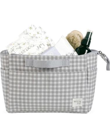 ORGANIZADOR DE PASSEIO PARA BEBÊ WALKING MUM COLEÇÃO CINZA XADREZ GRIS